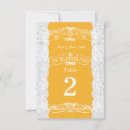 Search for yellow wedding table cards Elegant