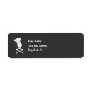 Search for skull and crossbones return address labels Halloween