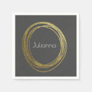Search for black and white abstract napkins Gold