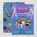 Search for rock band birthday invitations Party