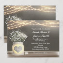 Search for mason jar babys breath invitations Country