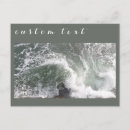 Search for green waves postcards Beach