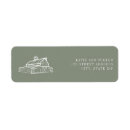 Search for barn return address labels Green