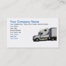 Search for cargo truck business cards Freight