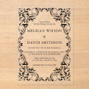 Search for ornament wedding invitations Rustic