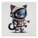 Search for cats in space posters Spacesuit