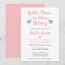 Search for christian dedication invitations Pink