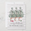 Search for pine tree christmas cards Rustic