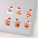 Search for cute christmas gingerbread man stickers December