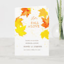 Search for maple wedding invitations Fall in love