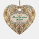 Search for victorian style christmas tree decorations Heart