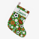 Search for sports christmas stockings Soccer