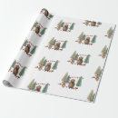 Search for woodland animals wrap wrapping paper Nursery