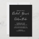 Search for plain black invitations Minimal