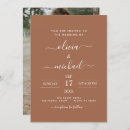 Search for terra cotta wedding invitations Typography