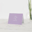 Search for lavender thank you cards Simple