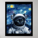 Search for starry night cat posters Kitten