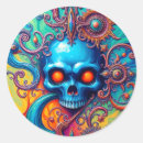 Search for psychedelic skull stickers Fantasy