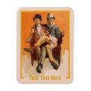 Search for funny mens rectangular magnets Vintage