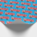 Search for fire trucks wrapping paper Boy