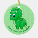 Search for green dinosaur christmas tree decorations Adorable