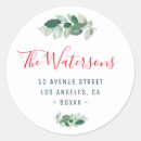 Search for winter address stickers Foliage