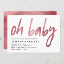 Search for rose gold baby girl shower invitations Simple