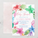Search for tropical gender reveal invitations Luau