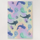 Search for seals puzzles Blue