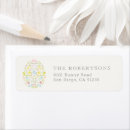 Search for easter egg return address labels Floral