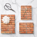 Search for red brick wrapping paper Urban