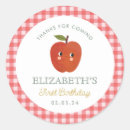 Search for gingham apple stickers Picnic