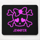 Search for girly skull mousepads Pink