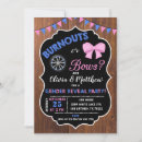 Search for car gender reveal invitations Blue or pink