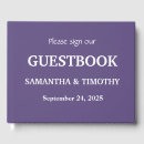 Search for lilac guest books Typography