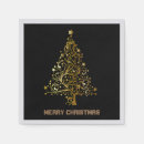 Search for black christmas napkins Gold