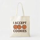 Search for chocolate chip cookie tote bags Funny