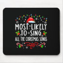 Search for sing christmas mousepads Animals
