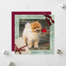 Search for pomeranian christmas cards Pet