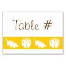 Search for pumpkins table cards Fall