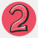 Search for number two stickers Anniversary