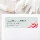 Search for romantic floral return address labels Pink