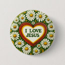 Search for jesus loves you badges Retro