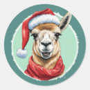 Search for funny llama stickers Xmas