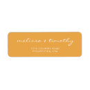 Search for yellow return address labels Simple