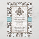 Search for fleur de lis bridal shower invitations New orleans