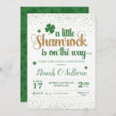 Search for shamrock baby shower invitations Irish