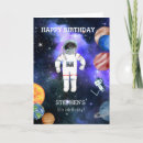 Search for astronaut birthday cards Galaxy