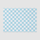 Search for blue white plaid tissue paper Chequered
