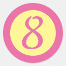 Search for number 8 stickers Birthday